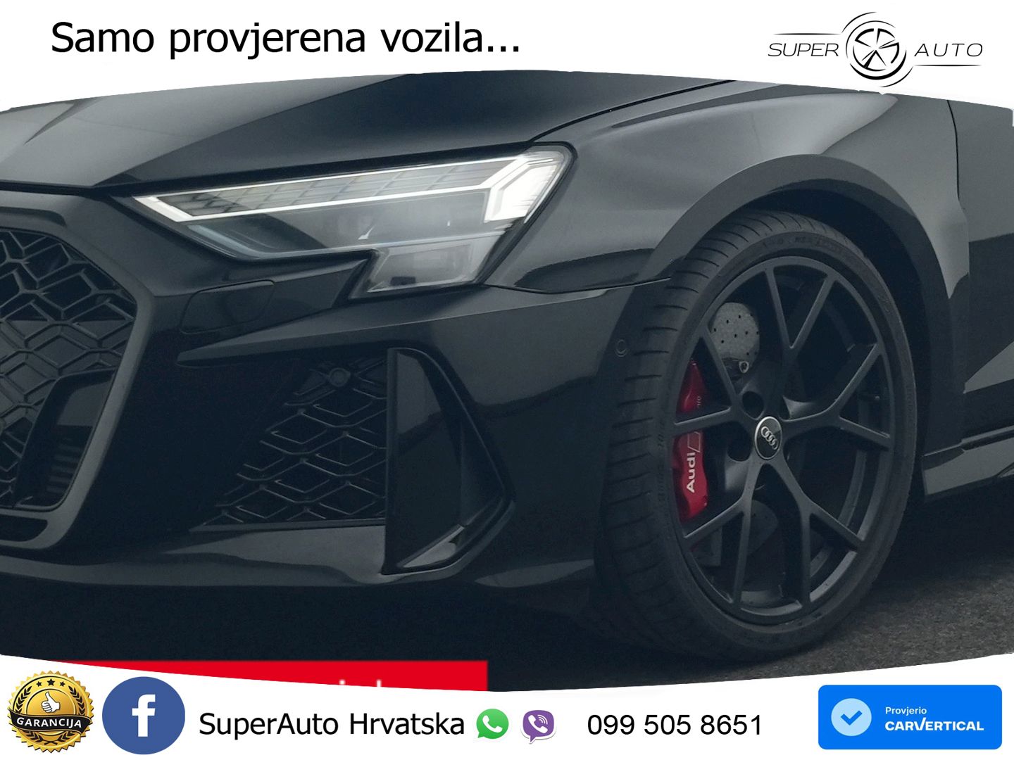 Audi RS3 Sedan 2.5 TFSI (400 KS) quattro S tronic LED+GR SJED+ACC