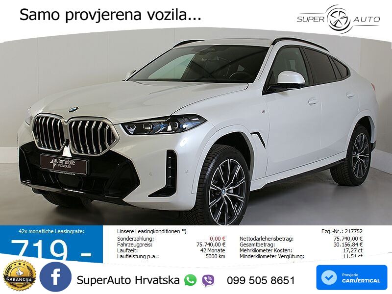 BMW X6 40d (352 KS) xDrive Steptronic M Sport LED+GR SJED+ACC