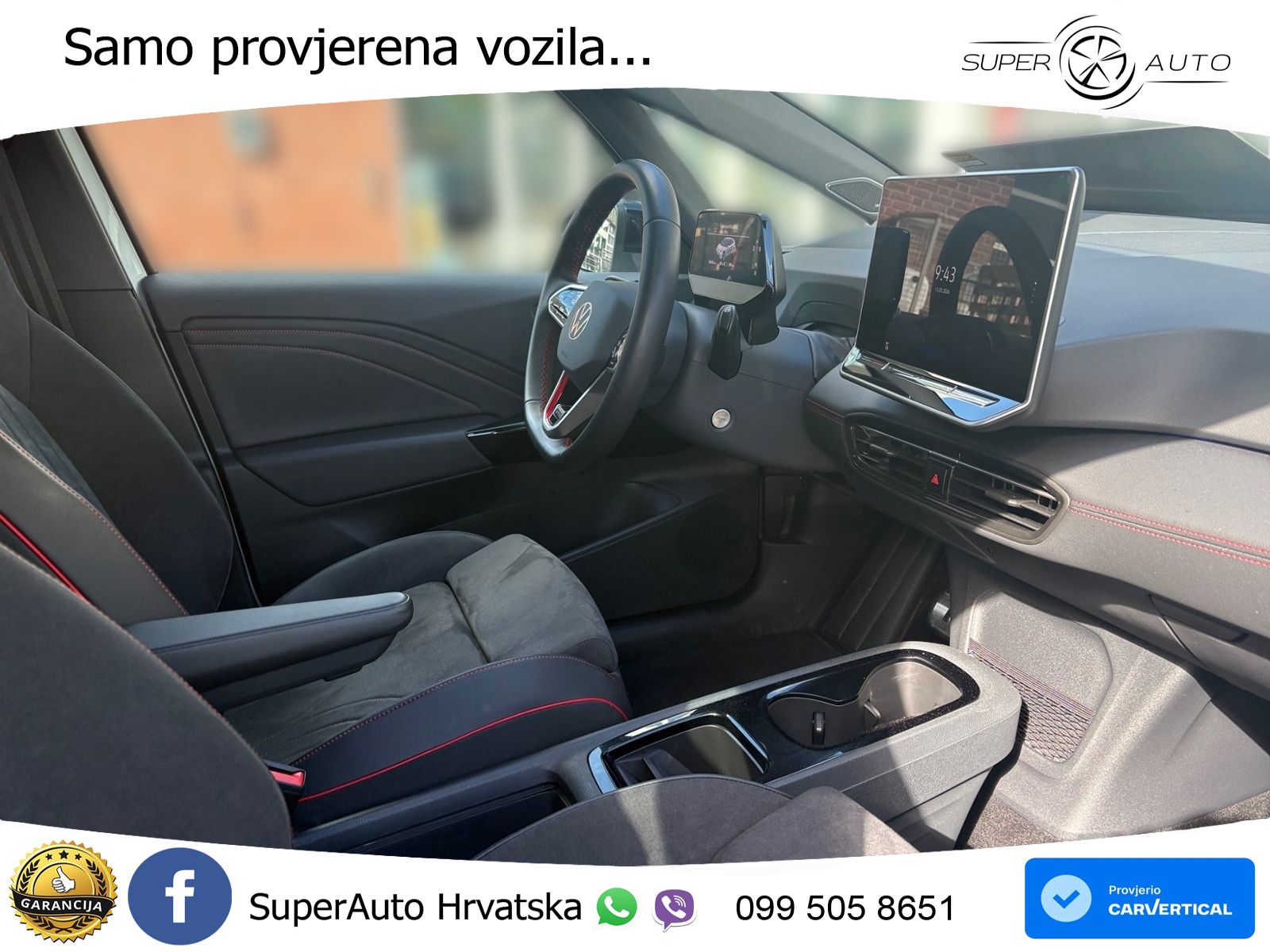 Volkswagen ID.3 GTX Performance 84 kWh (326 KS) LED+GR SJED+ACC