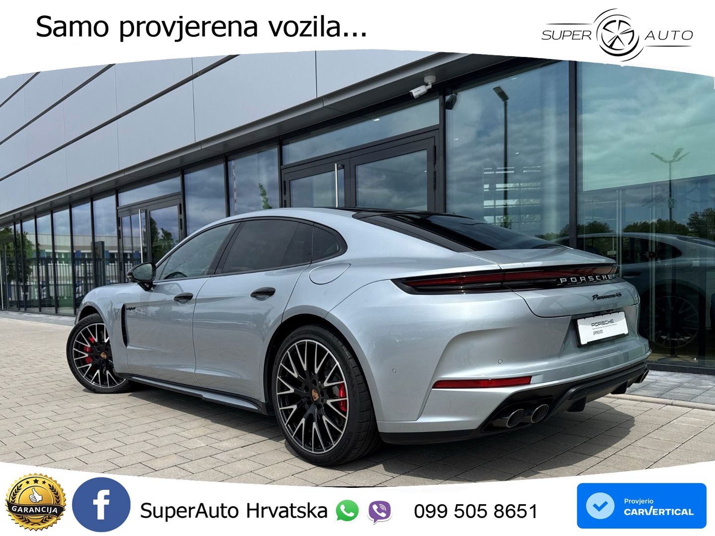 Porsche Panamera 4S 2.9 V6 (544 KS) E-Hybrid PDK ACC+HEAD+4xGR SJED+360+PANO