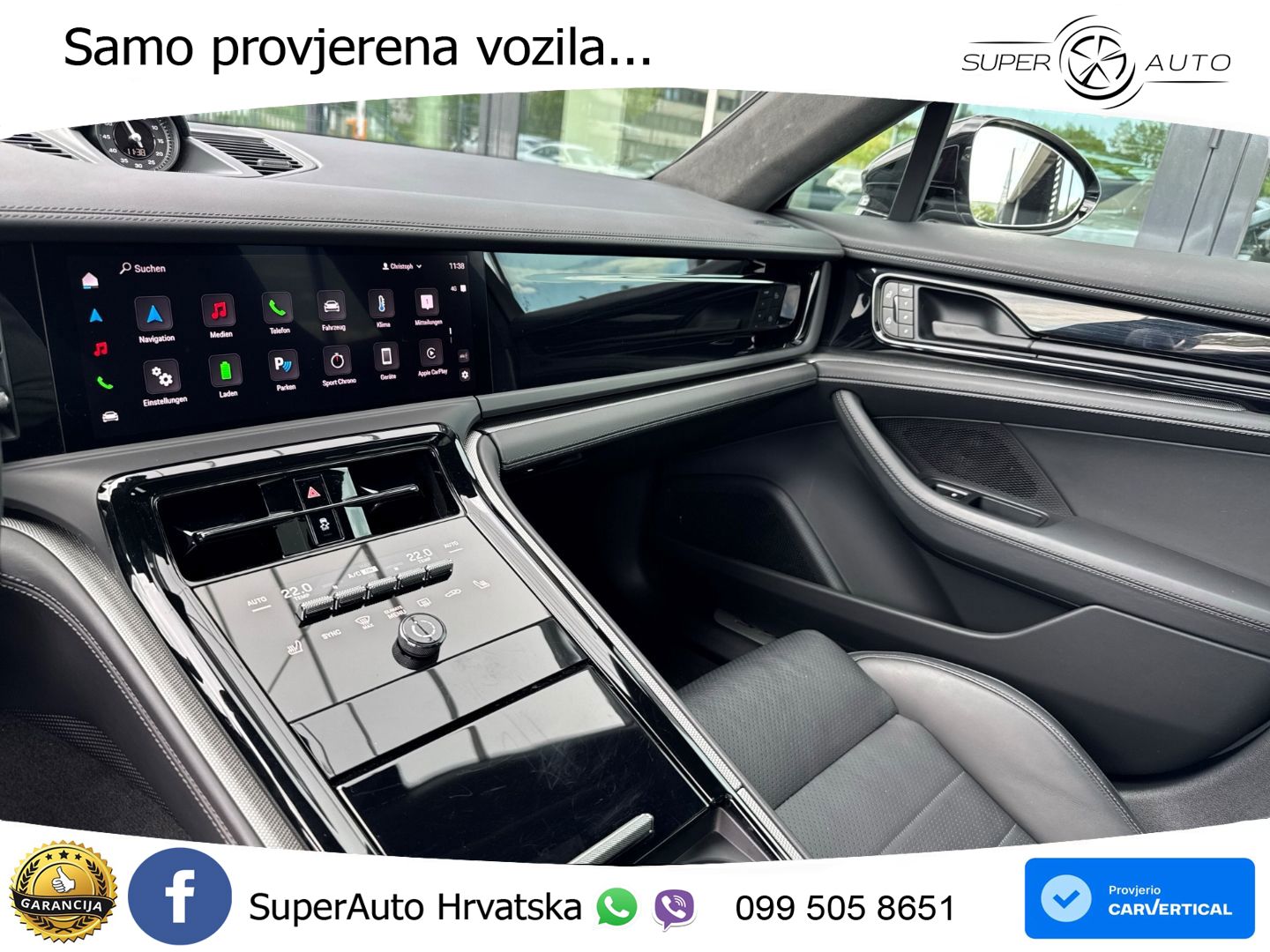 Porsche Panamera 4S 2.9 V6 (544 KS) E-Hybrid PDK ACC+HEAD+4xGR SJED+360+PANO
