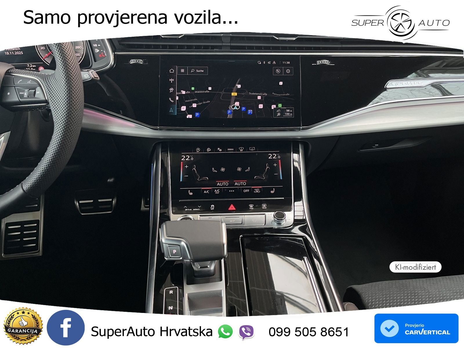 Audi Q8 50 TDI V6 (286 KS) quattro Tiptronic S line LED+GR SJED+ACC