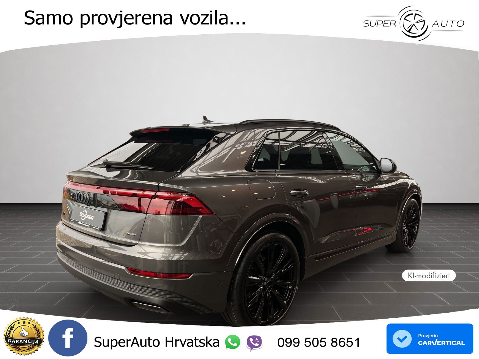 Audi Q8 50 TDI V6 (286 KS) quattro Tiptronic S line LED+GR SJED+ACC