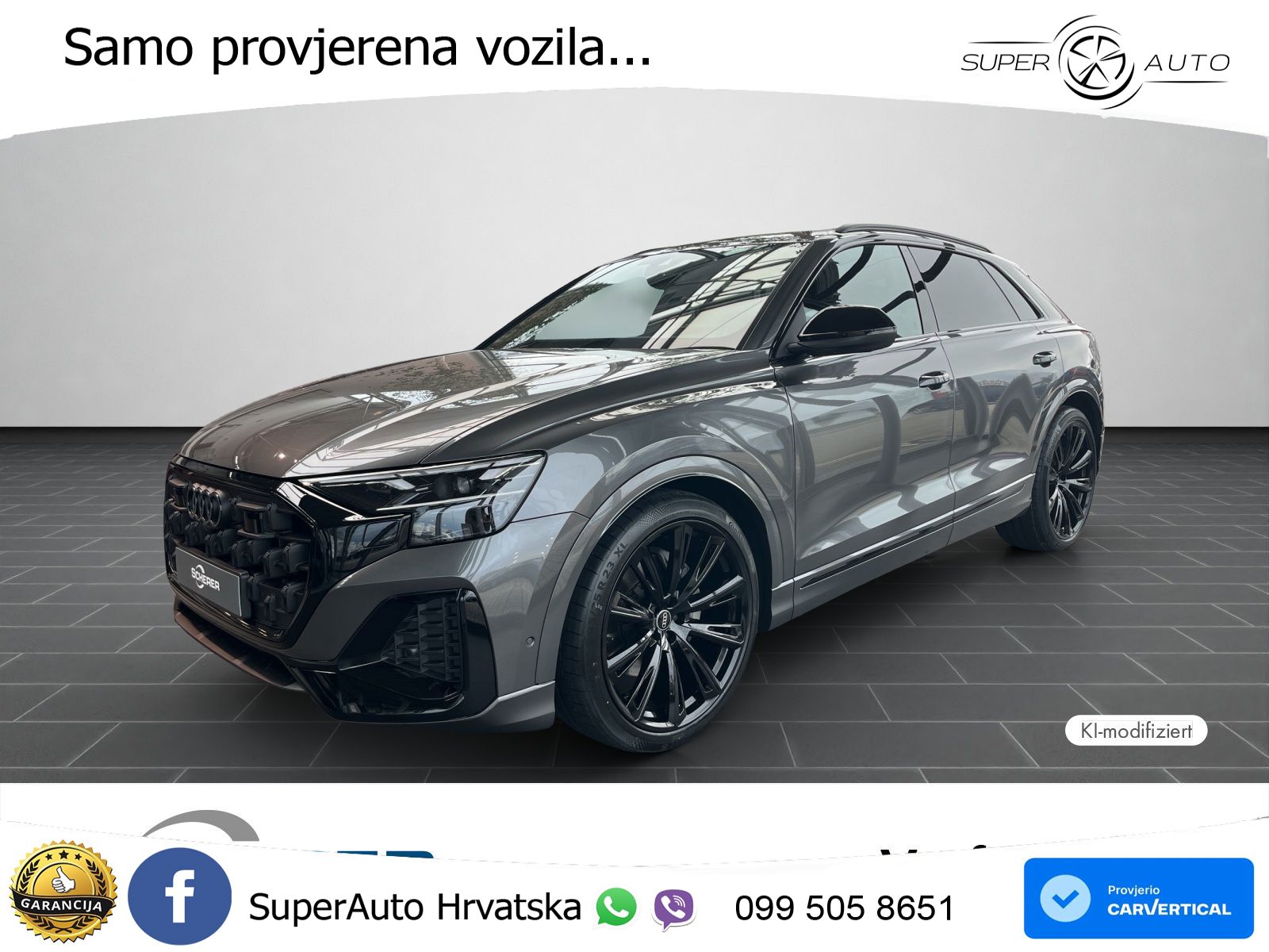 Audi Q8 50 TDI V6 (286 KS) quattro Tiptronic S line LED+GR SJED+ACC