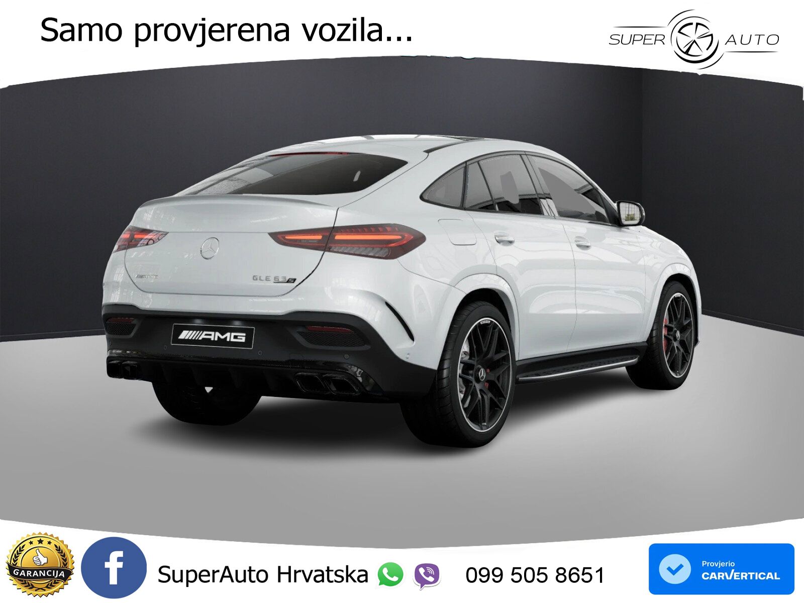 Mercedes AMG GLE Coupe 63 S V8 (612 KS) EQ Boost 4MATIC+ AMG SPEEDSHIFT TCT 9G LED+GR SJED+ACC