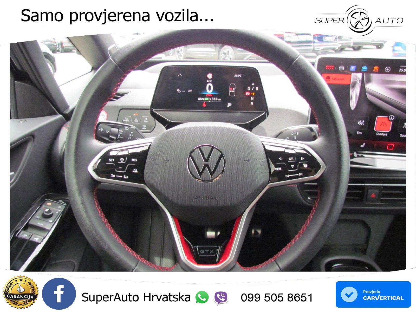 Volkswagen ID.3 GTX 84 kWh (286 KS)