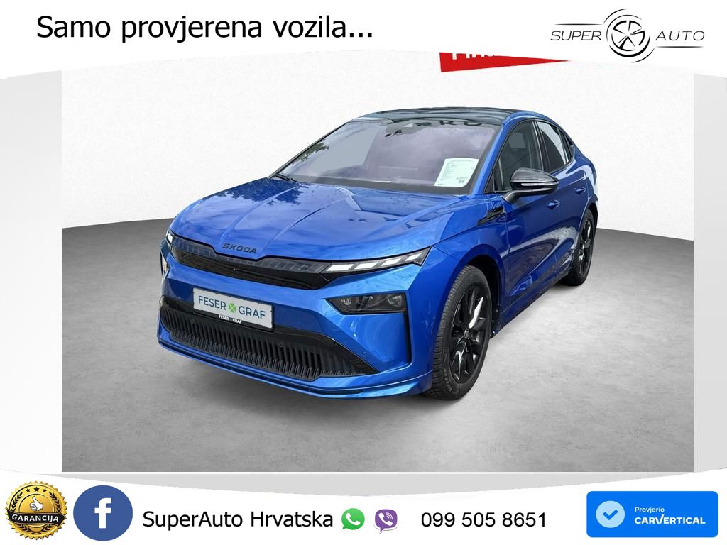 Škoda Enyaq Coupe iV 85 82 kWh (286 KS) SportLine LED+GR SJED+ACC