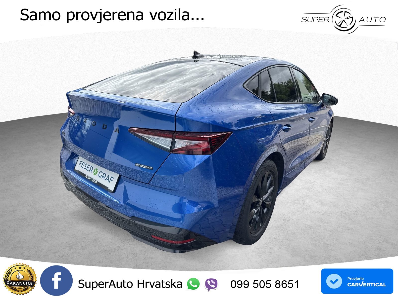 Škoda Enyaq Coupe iV 85 82 kWh (286 KS) SportLine LED+GR SJED+ACC