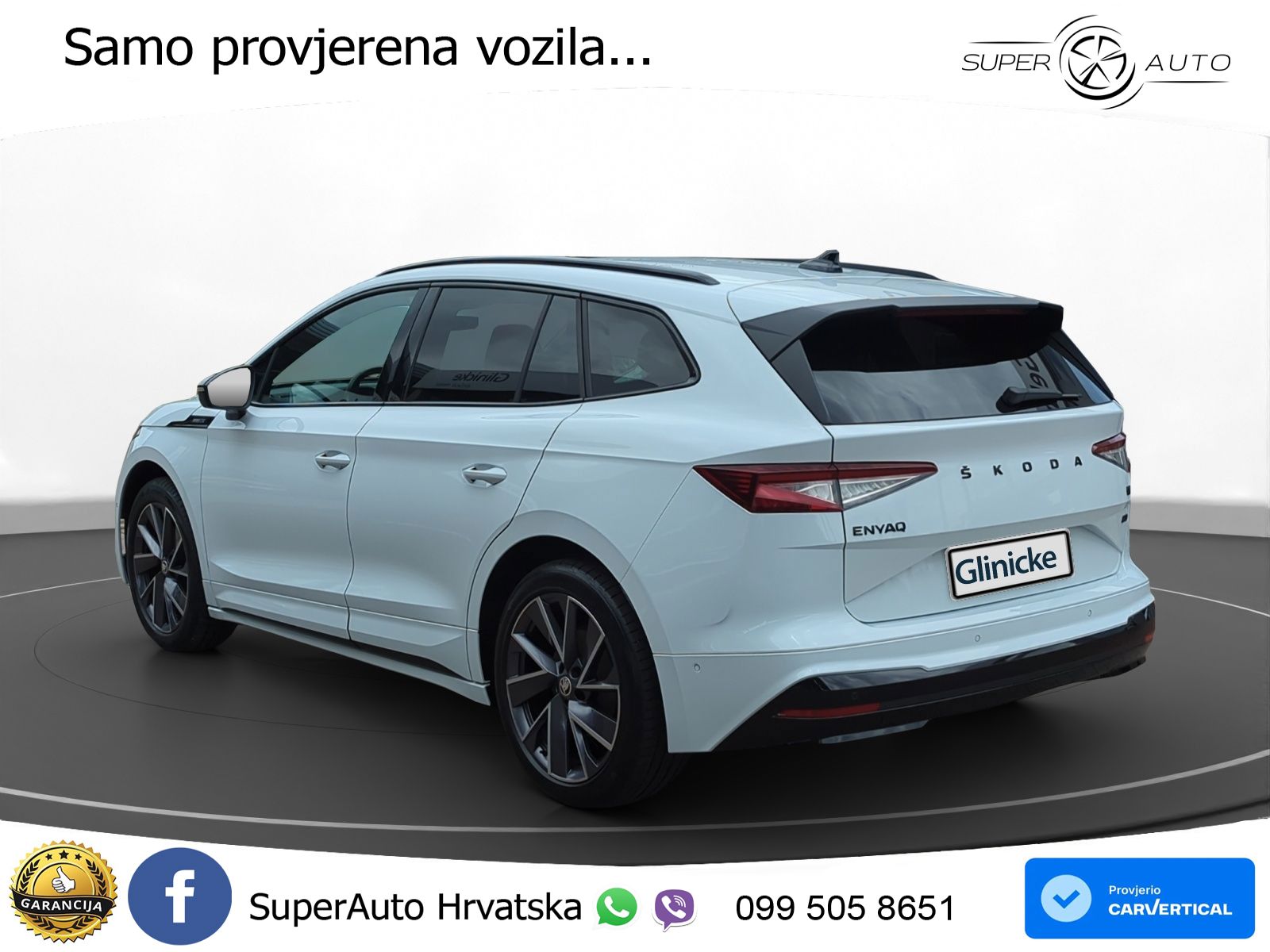 Škoda Enyaq iV 80 82 kWh (204 KS) SportLine LED+GR SJED+ACC