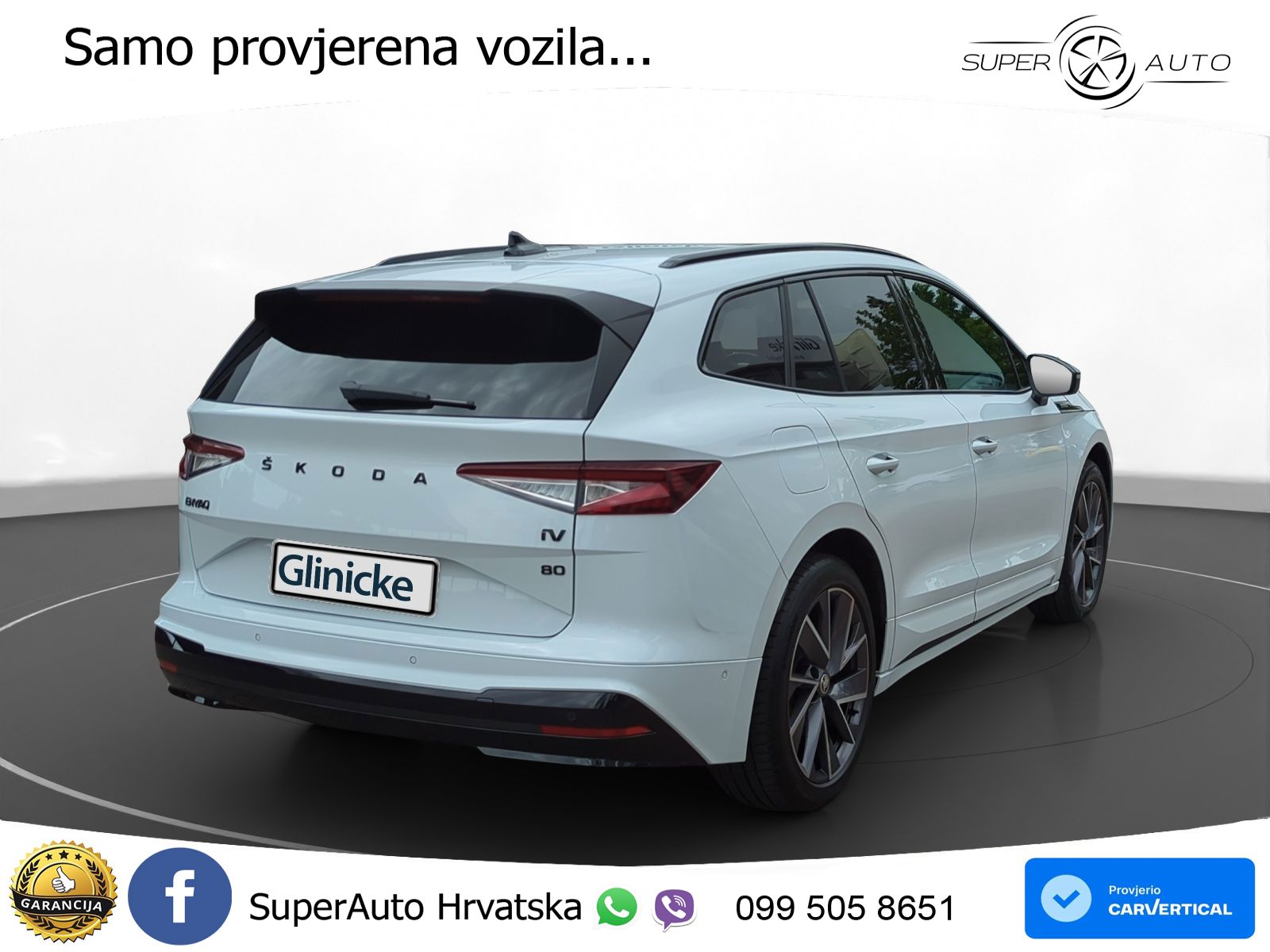 Škoda Enyaq iV 80 82 kWh (204 KS) SportLine LED+GR SJED+ACC