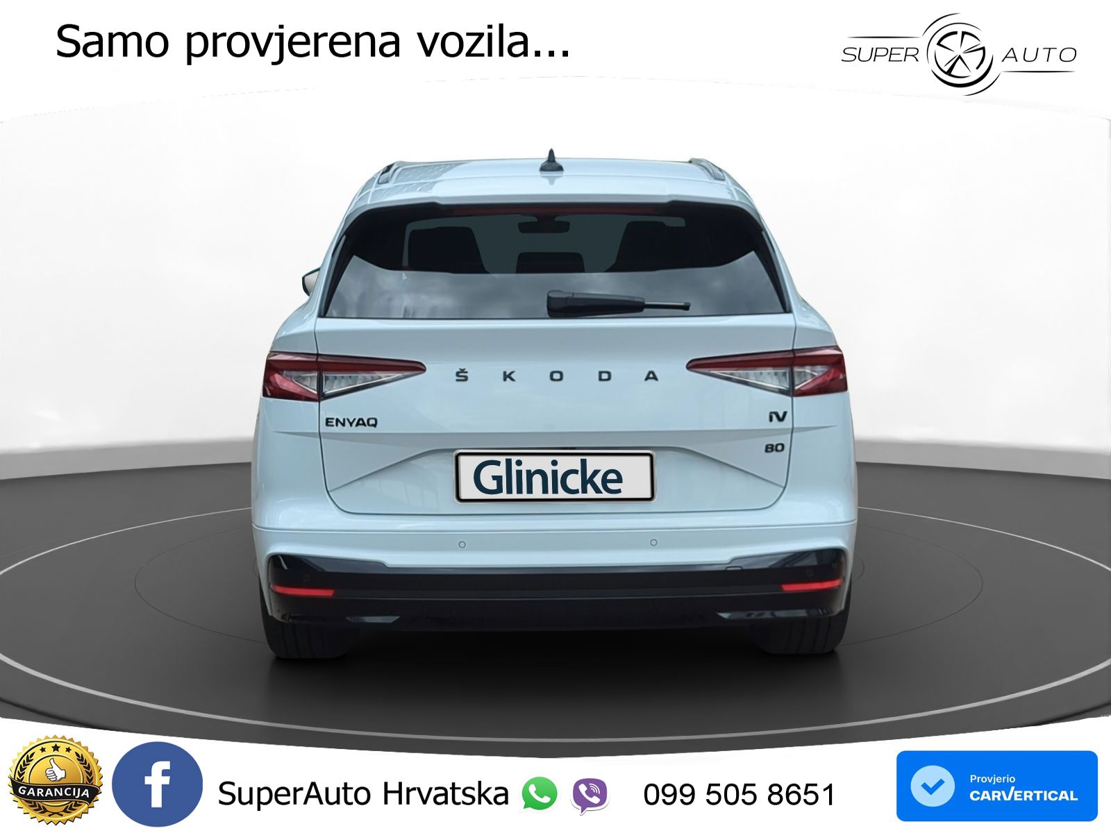 Škoda Enyaq iV 80 82 kWh (204 KS) SportLine LED+GR SJED+ACC