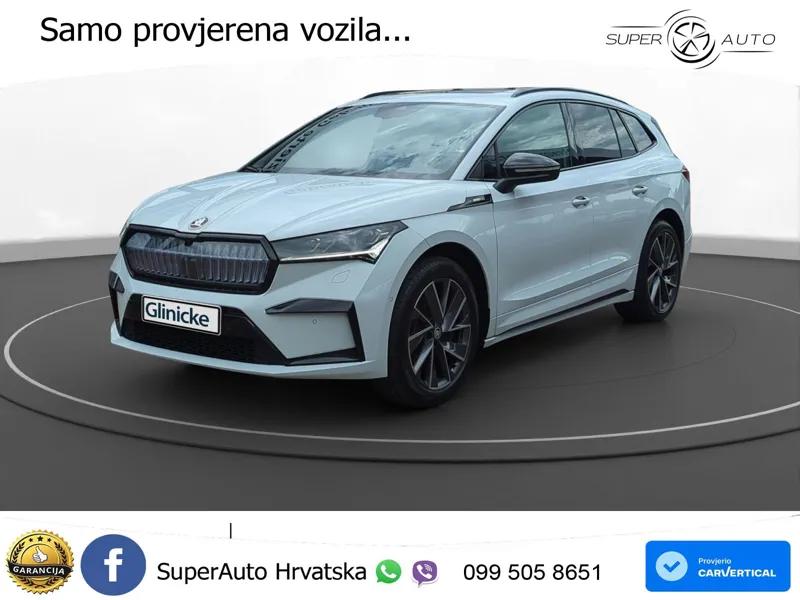 Škoda Enyaq iV 80 82 kWh (204 KS) SportLine LED+GR SJED+ACC