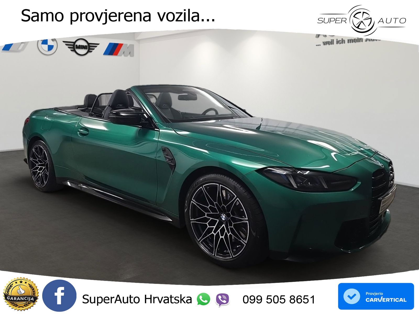 BMW M4 Convertible Competition 3.0 (530 KS) xDrive Steptronic LED+GR SJED+ACC