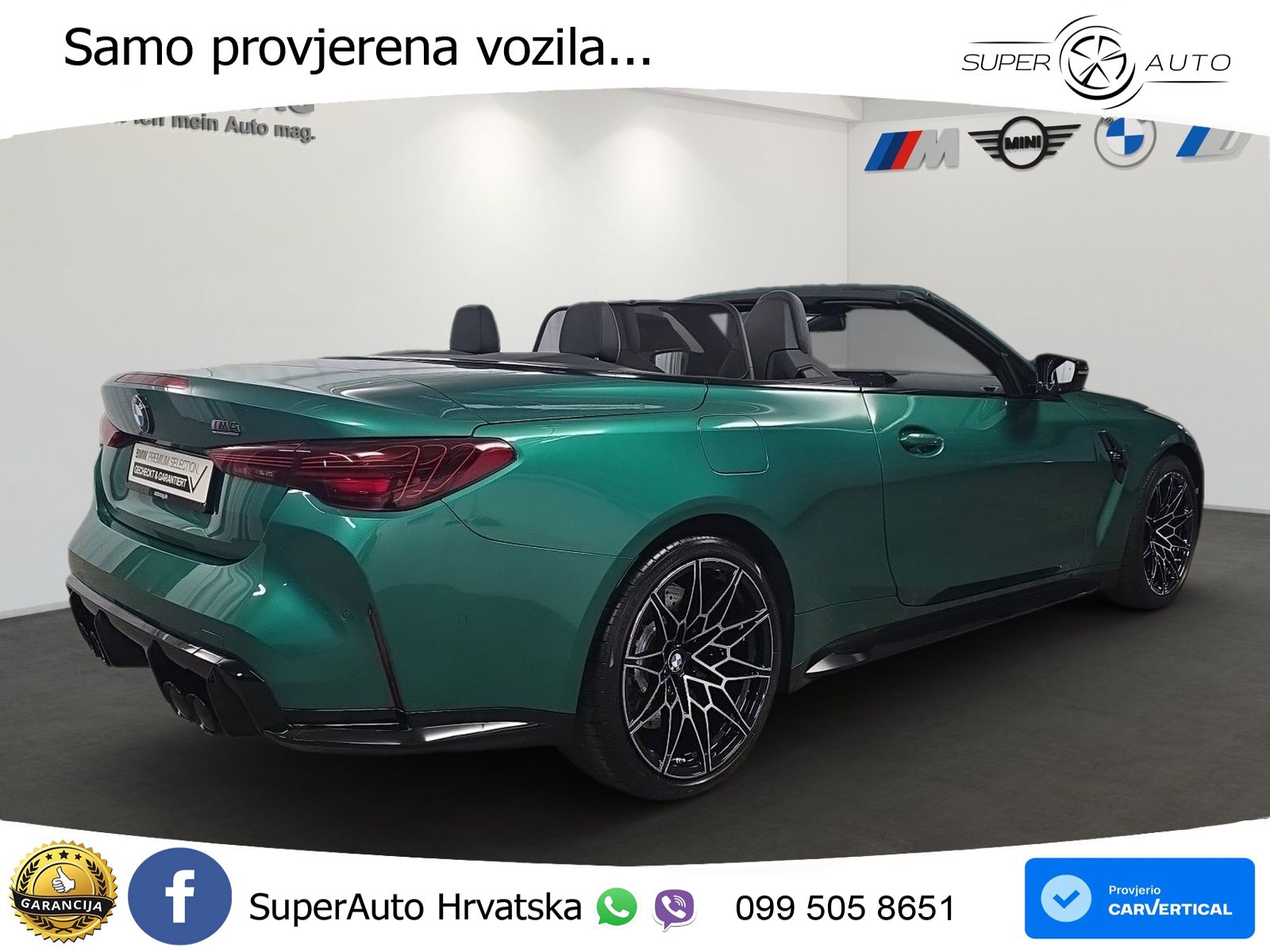 BMW M4 Convertible Competition 3.0 (530 KS) xDrive Steptronic LED+GR SJED+ACC