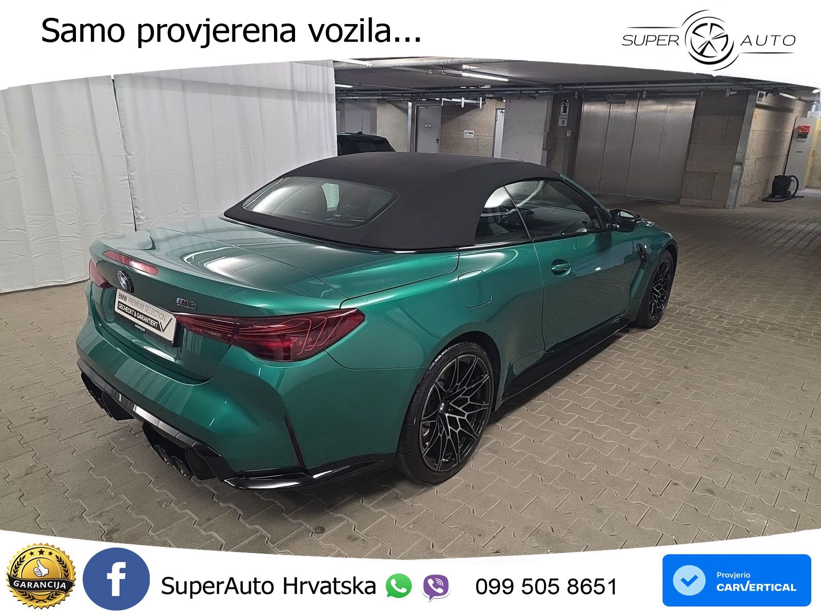 BMW M4 Convertible Competition 3.0 (530 KS) xDrive Steptronic LED+GR SJED+ACC
