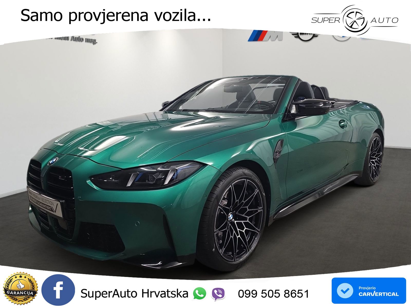 BMW M4 Convertible Competition 3.0 (530 KS) xDrive Steptronic LED+GR SJED+ACC