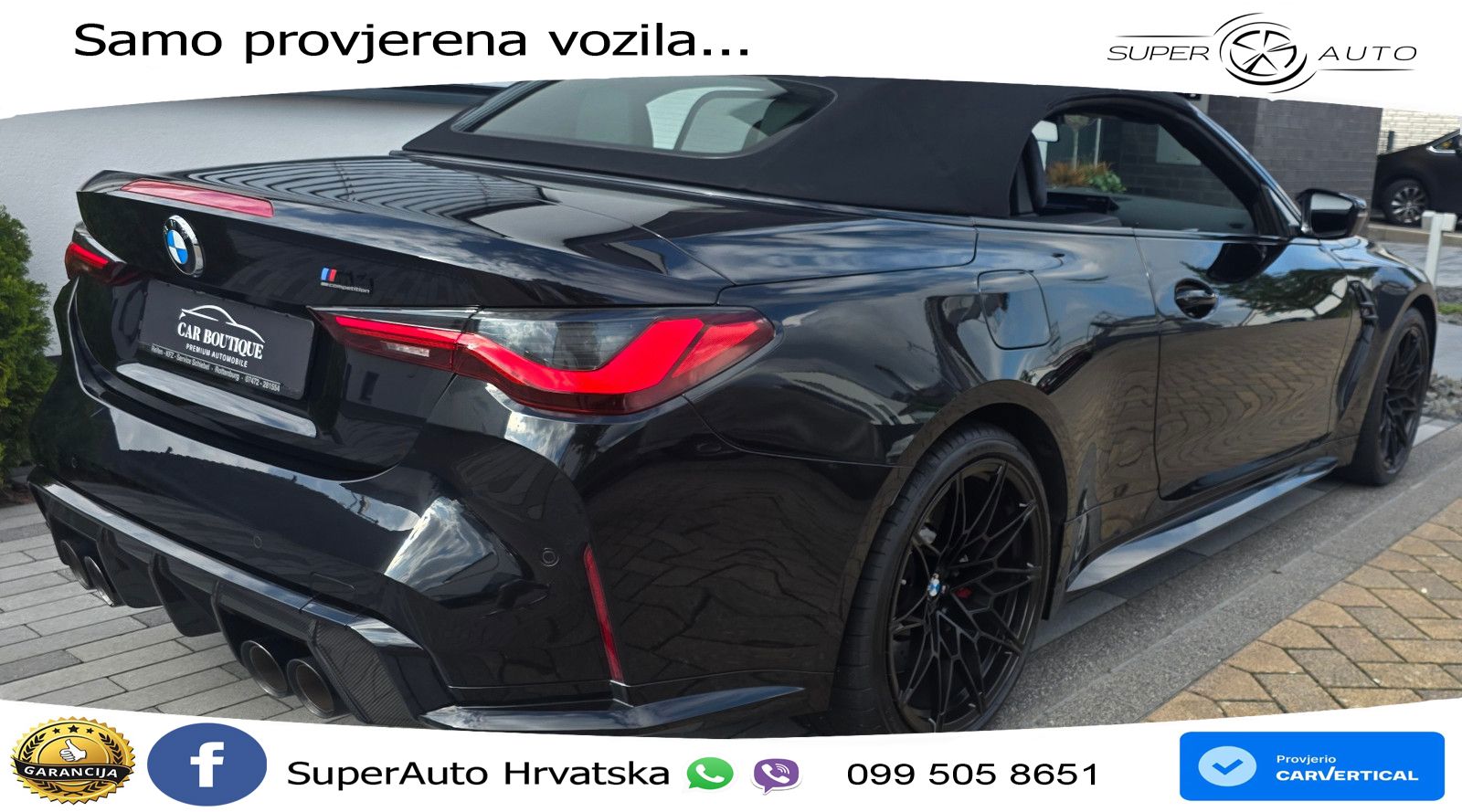 BMW M4 Convertible Competition 3.0 (510 KS) xDrive Steptronic LED+GR SJED+ACC