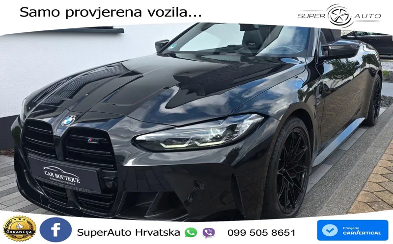 BMW M4 Convertible Competition 3.0 (510 KS) xDrive Steptronic LED+GR SJED+ACC