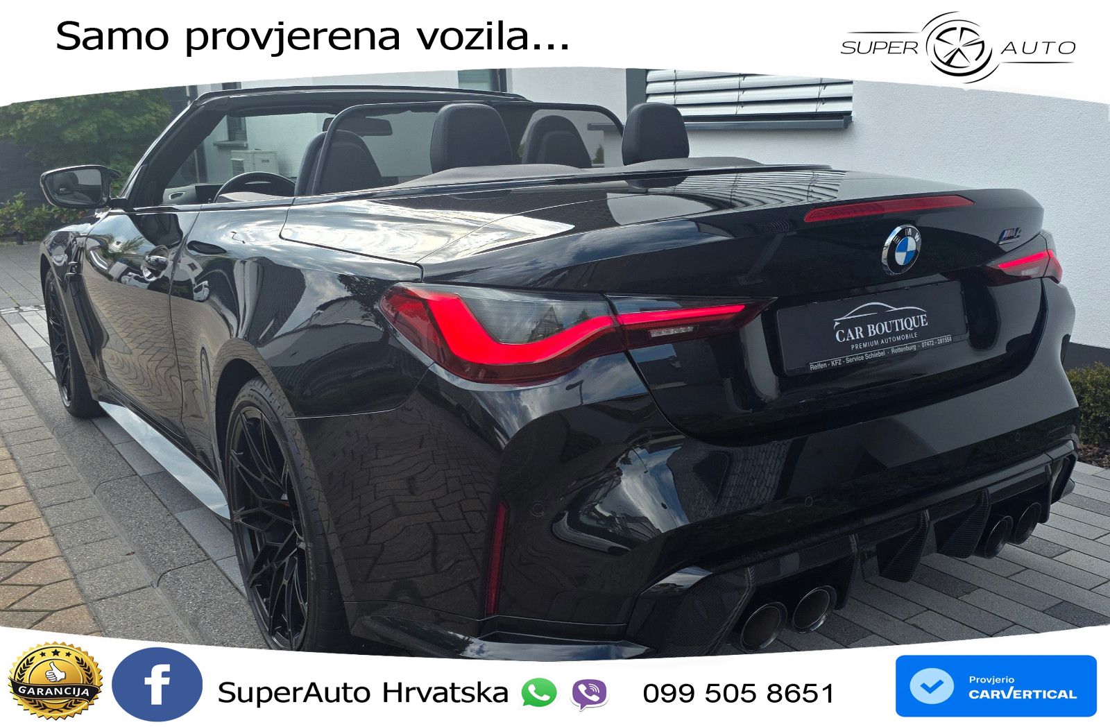 BMW M4 Convertible Competition 3.0 (510 KS) xDrive Steptronic LED+GR SJED+ACC