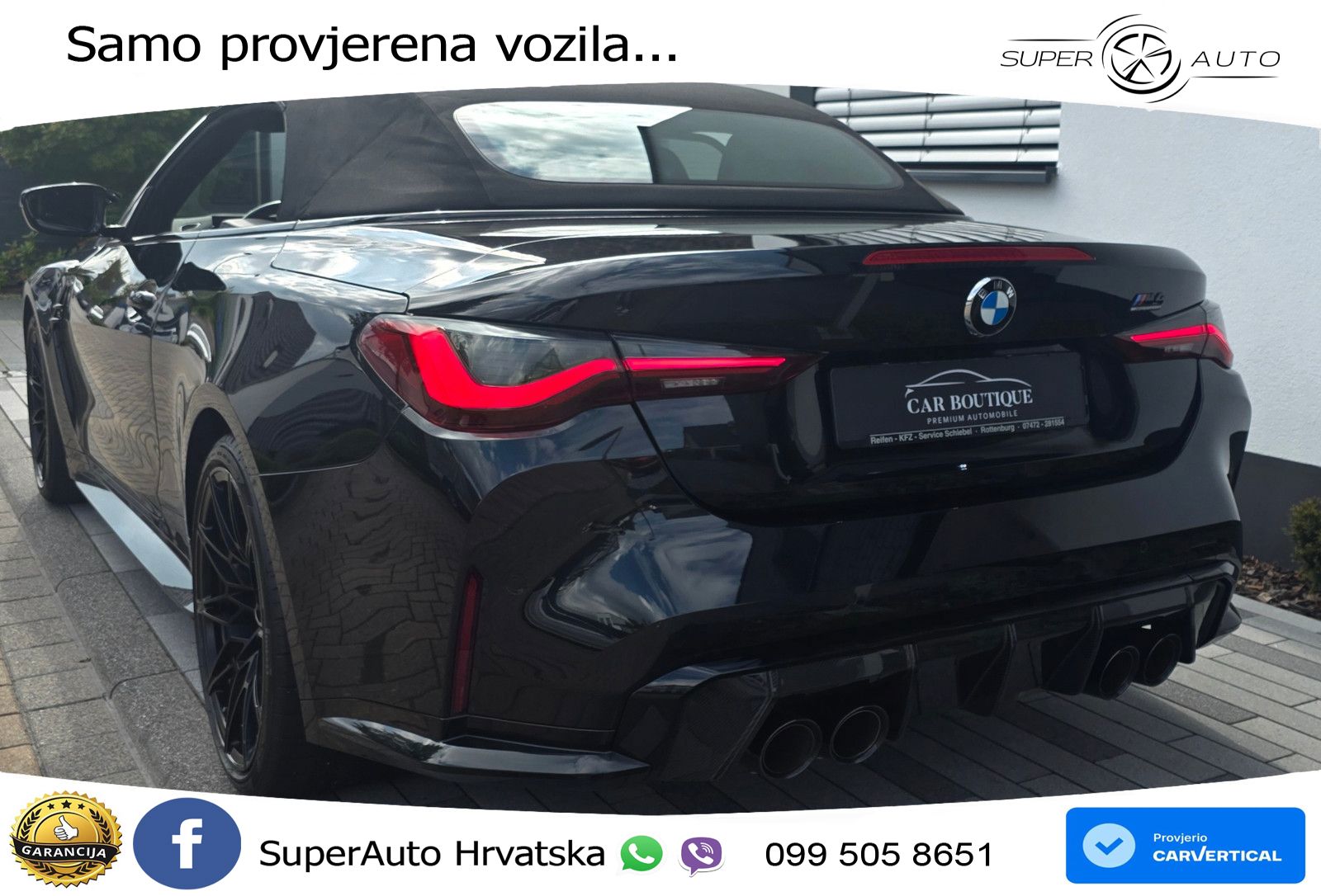 BMW M4 Convertible Competition 3.0 (510 KS) xDrive Steptronic LED+GR SJED+ACC
