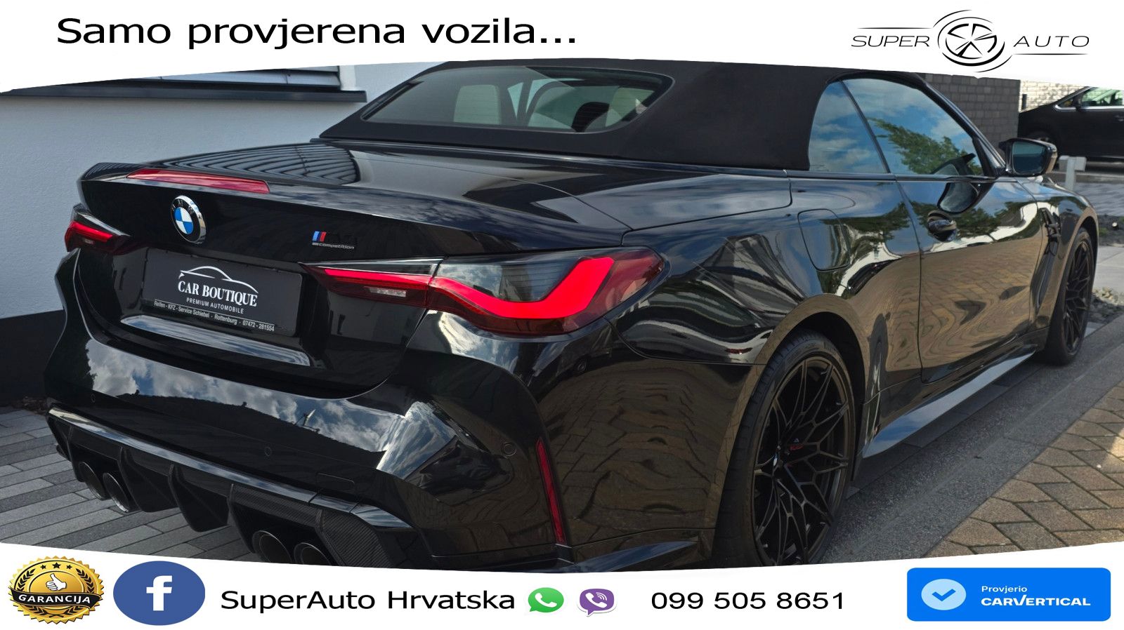 BMW M4 Convertible Competition 3.0 (510 KS) xDrive Steptronic LED+GR SJED+ACC