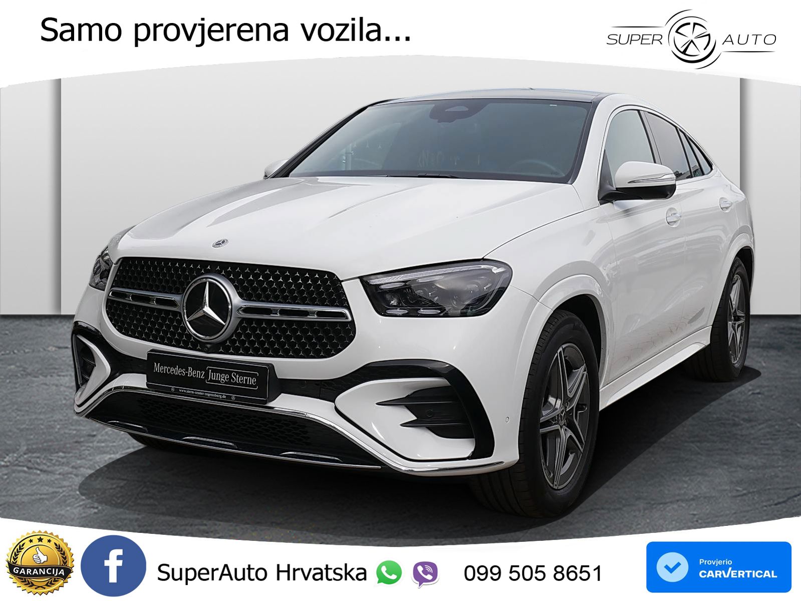 Mercedes GLE Coupe 300d (269 ks) EQ Boost 4MATIC 9G-TRONIC AMG LED+GR SJED+ACC