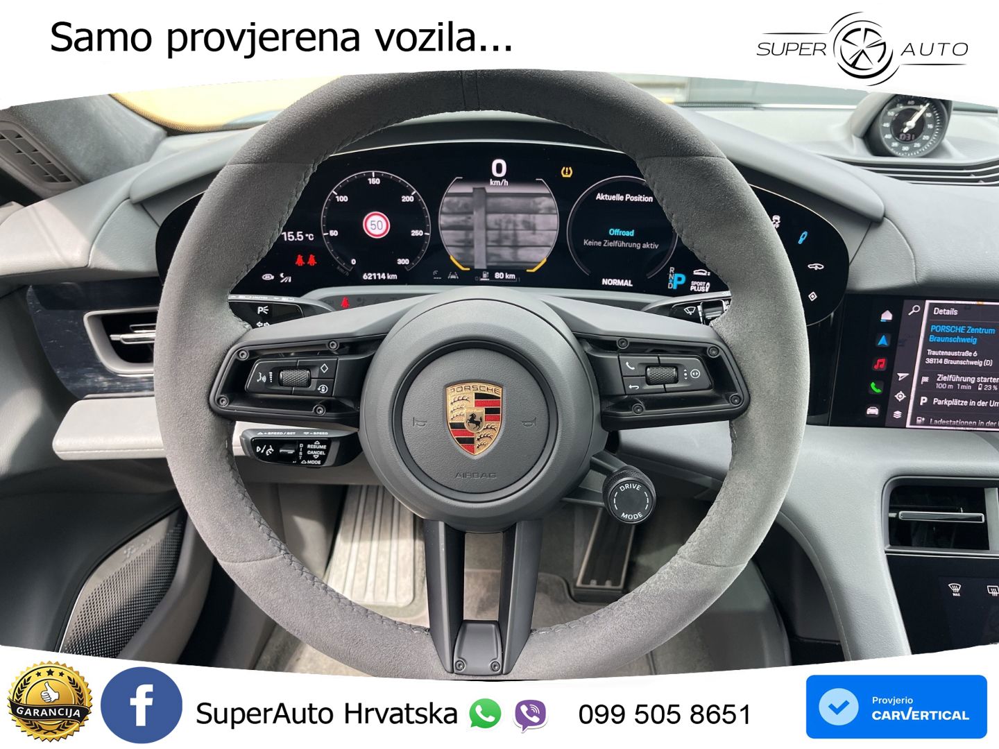 Porsche Taycan GTS Performance Plus 93.4 kWh (598 KS)