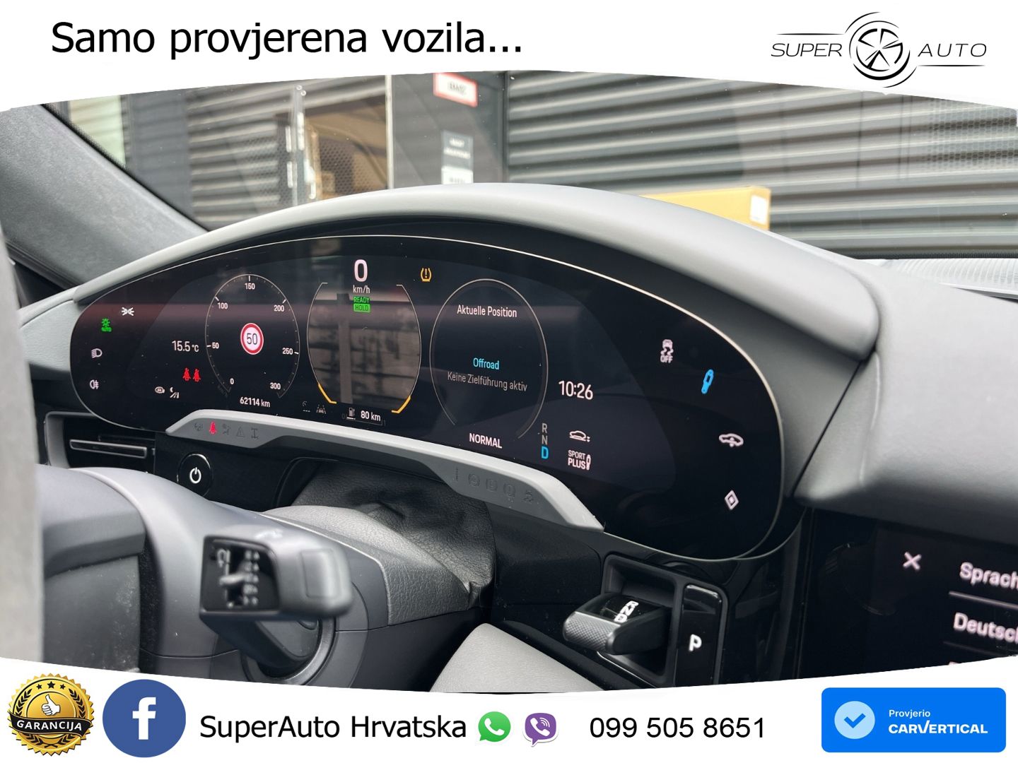 Porsche Taycan GTS Performance Plus 93.4 kWh (598 KS)