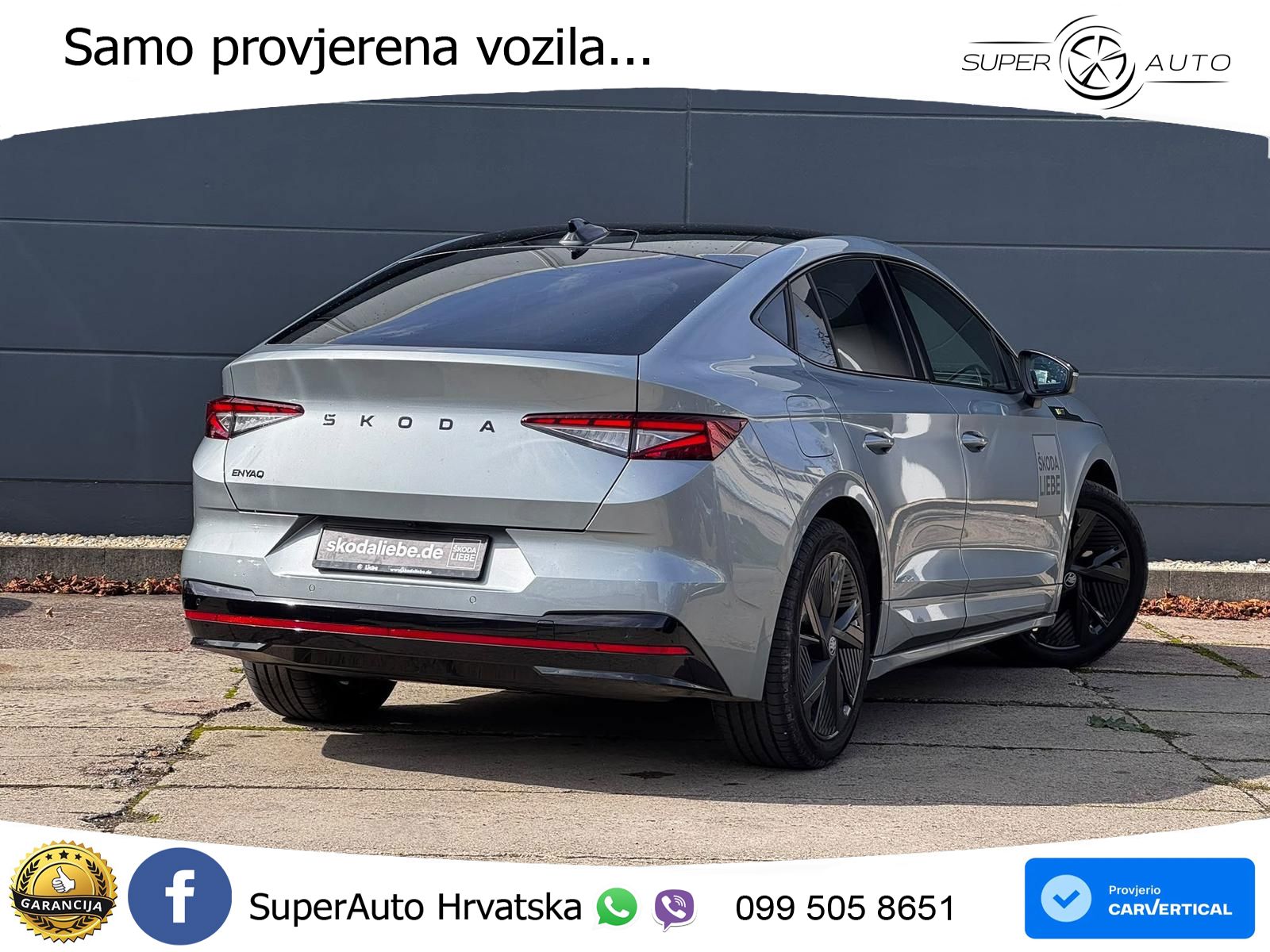Škoda Enyaq iV RS 82 kWh (340 KS) AWD LED+GR SJED+ACC