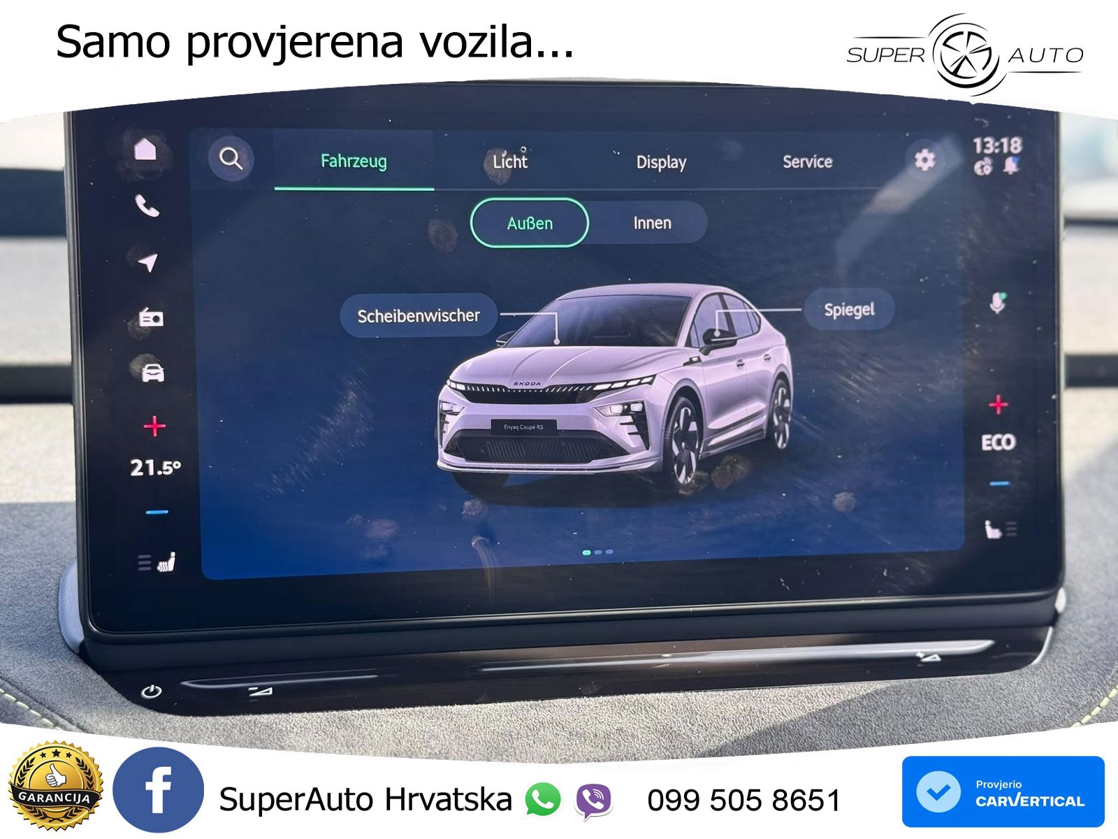 Škoda Enyaq iV RS 82 kWh (340 KS) AWD LED+GR SJED+ACC