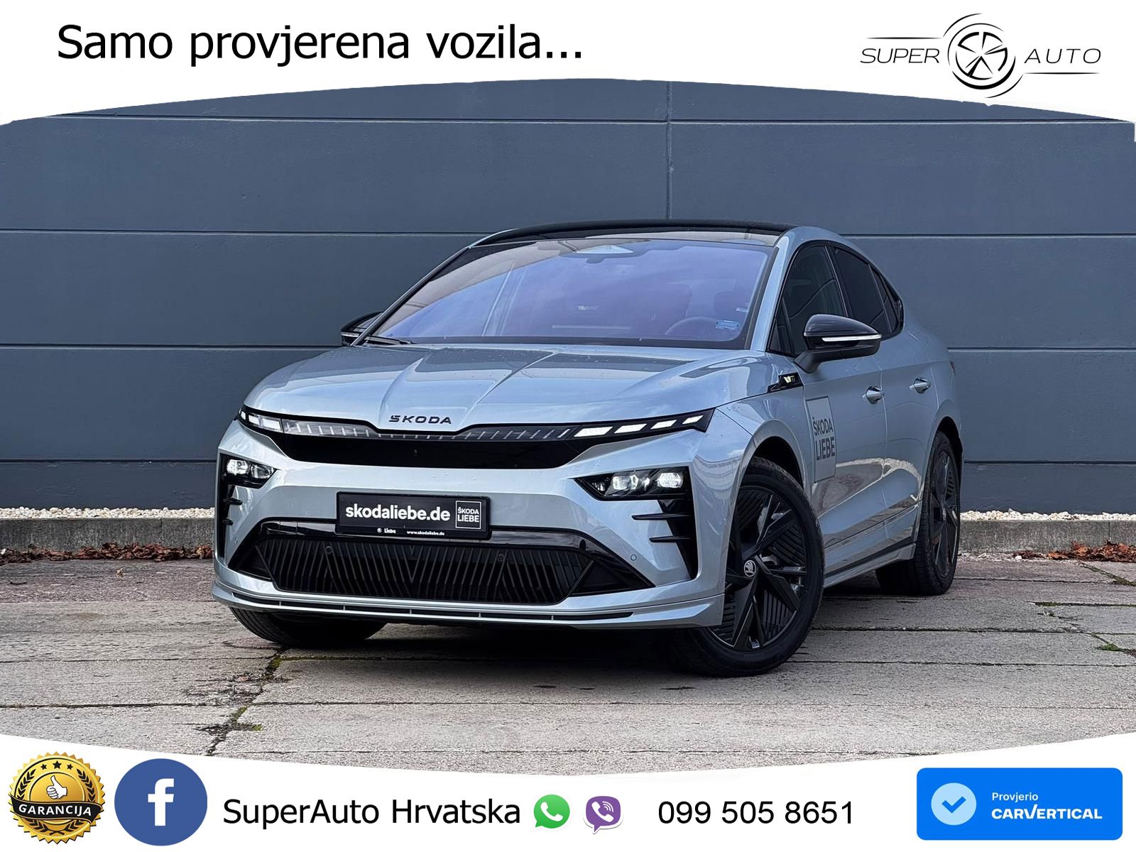 Škoda Enyaq iV RS 82 kWh (340 KS) AWD LED+GR SJED+ACC