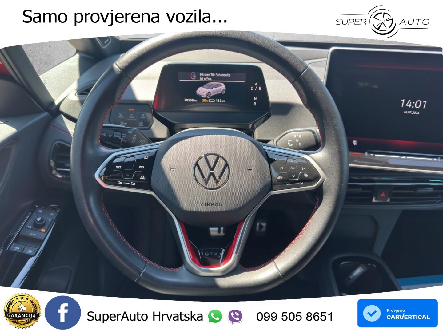 Volkswagen ID.3 GTX 84 kWh (286 KS) LED+GR SJED+ACC