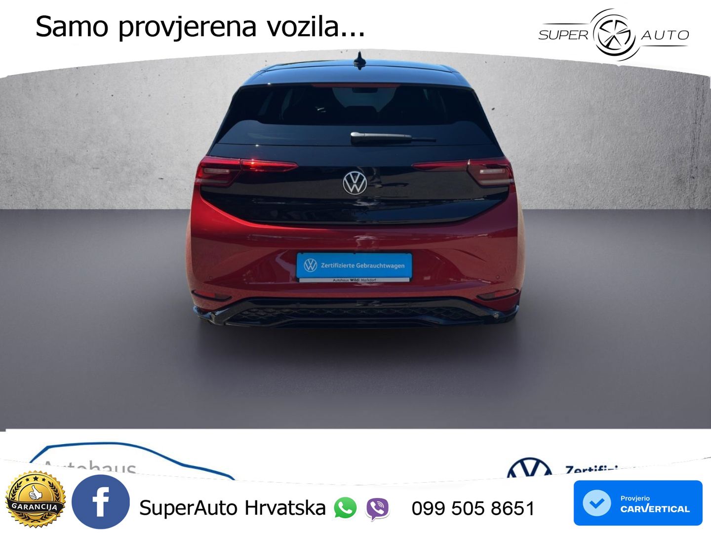 Volkswagen ID.3 GTX 84 kWh (286 KS) LED+GR SJED+ACC