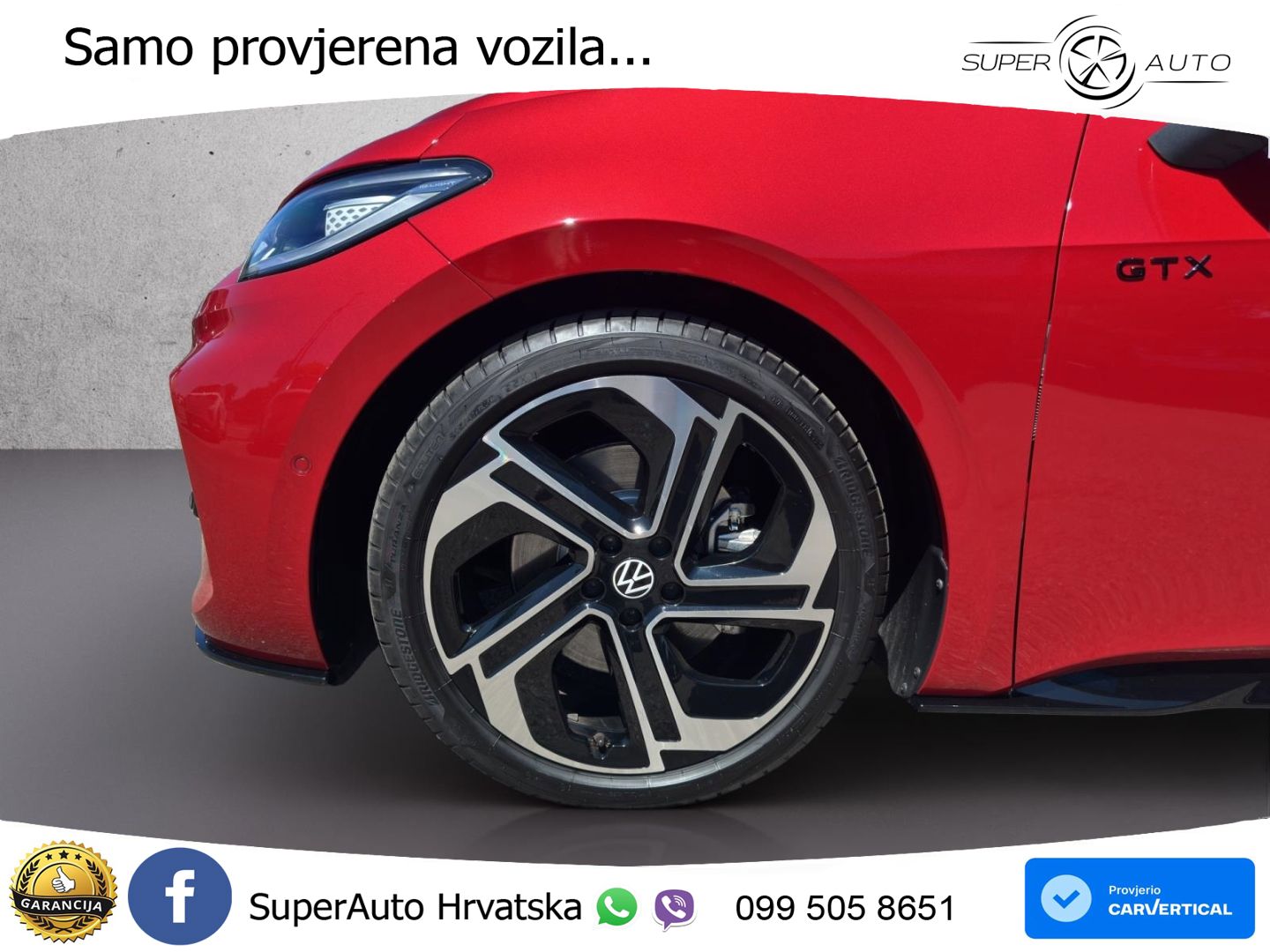 Volkswagen ID.3 GTX 84 kWh (286 KS) LED+GR SJED+ACC