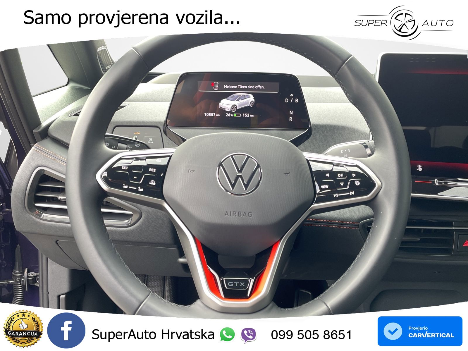 Volkswagen ID.3 GTX 84 kWh (286 KS) LED+GR SJED+ACC