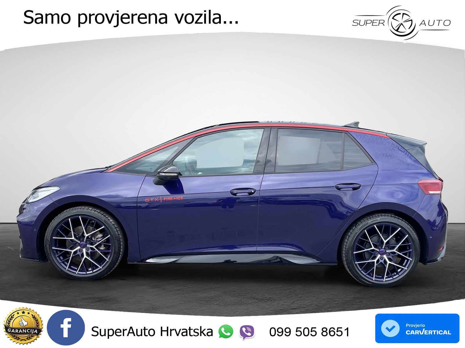 Volkswagen ID.3 GTX 84 kWh (286 KS) LED+GR SJED+ACC