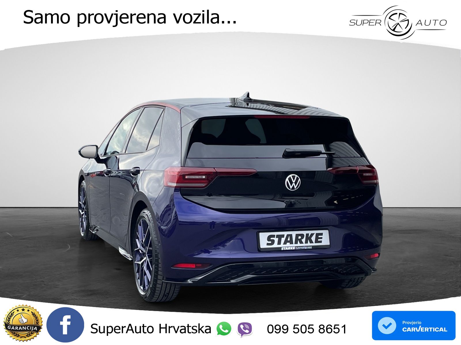 Volkswagen ID.3 GTX 84 kWh (286 KS) LED+GR SJED+ACC