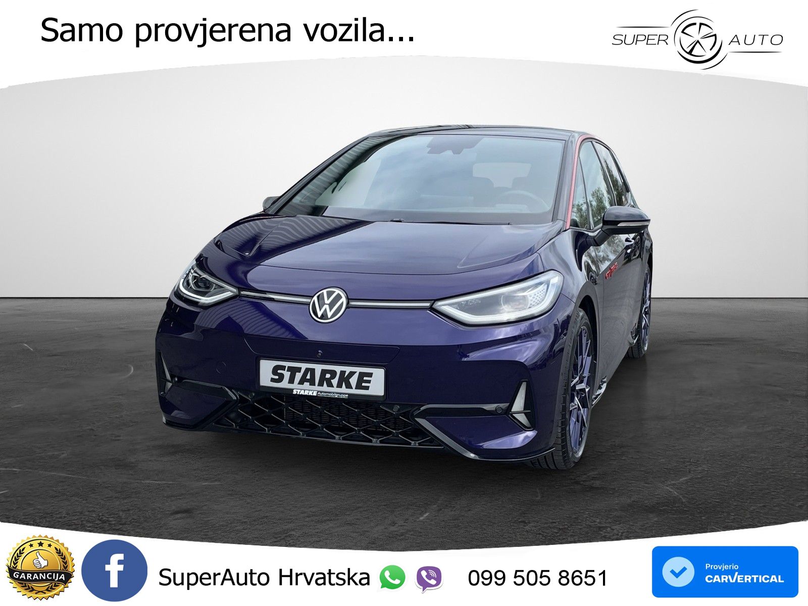 Volkswagen ID.3 GTX 84 kWh (286 KS) LED+GR SJED+ACC