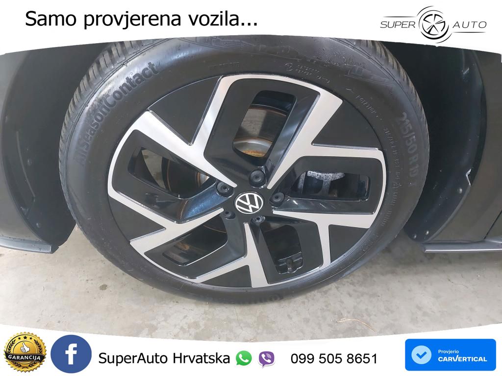 Volkswagen ID.3 Pro 62 kWh (204 KS) LED+GR SJED+ACC