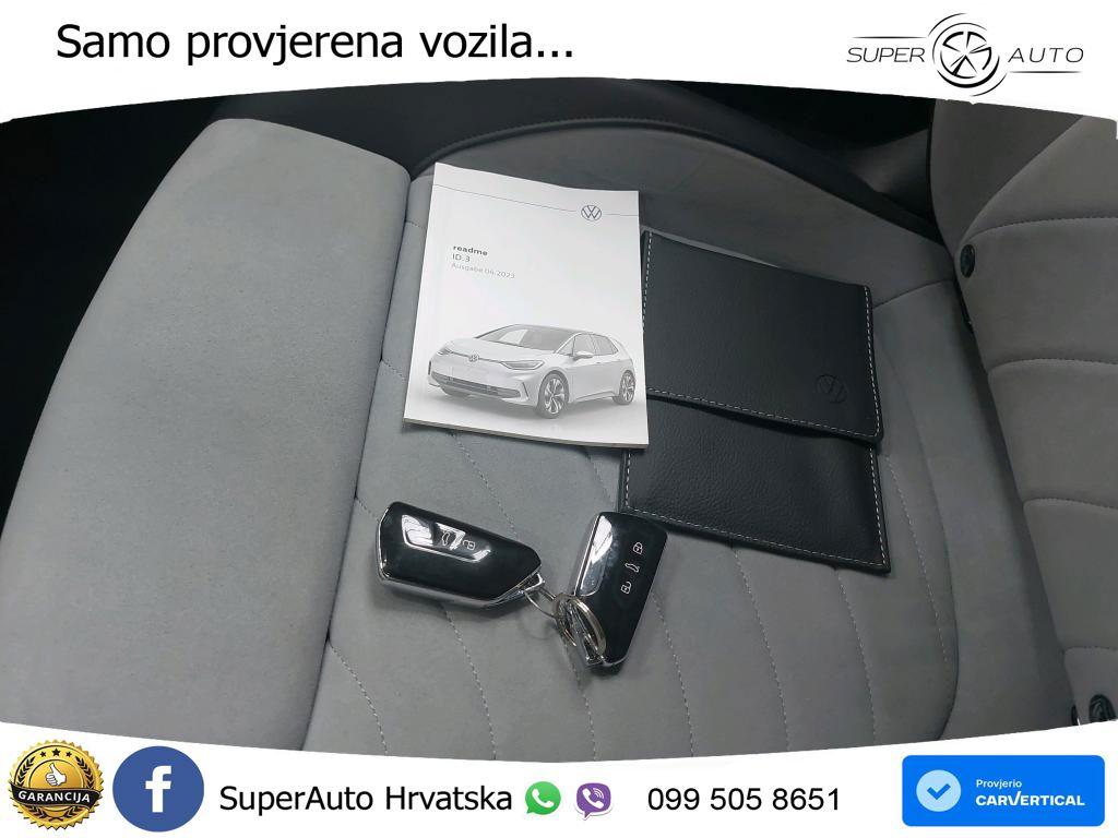 Volkswagen ID.3 Pro 62 kWh (204 KS) LED+GR SJED+ACC