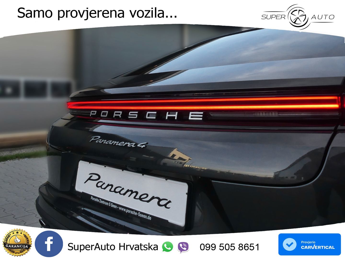 Porsche Panamera 4 2.9 V6 (470 KS) E-Hybrid PDK LED+GR SJED+ACC