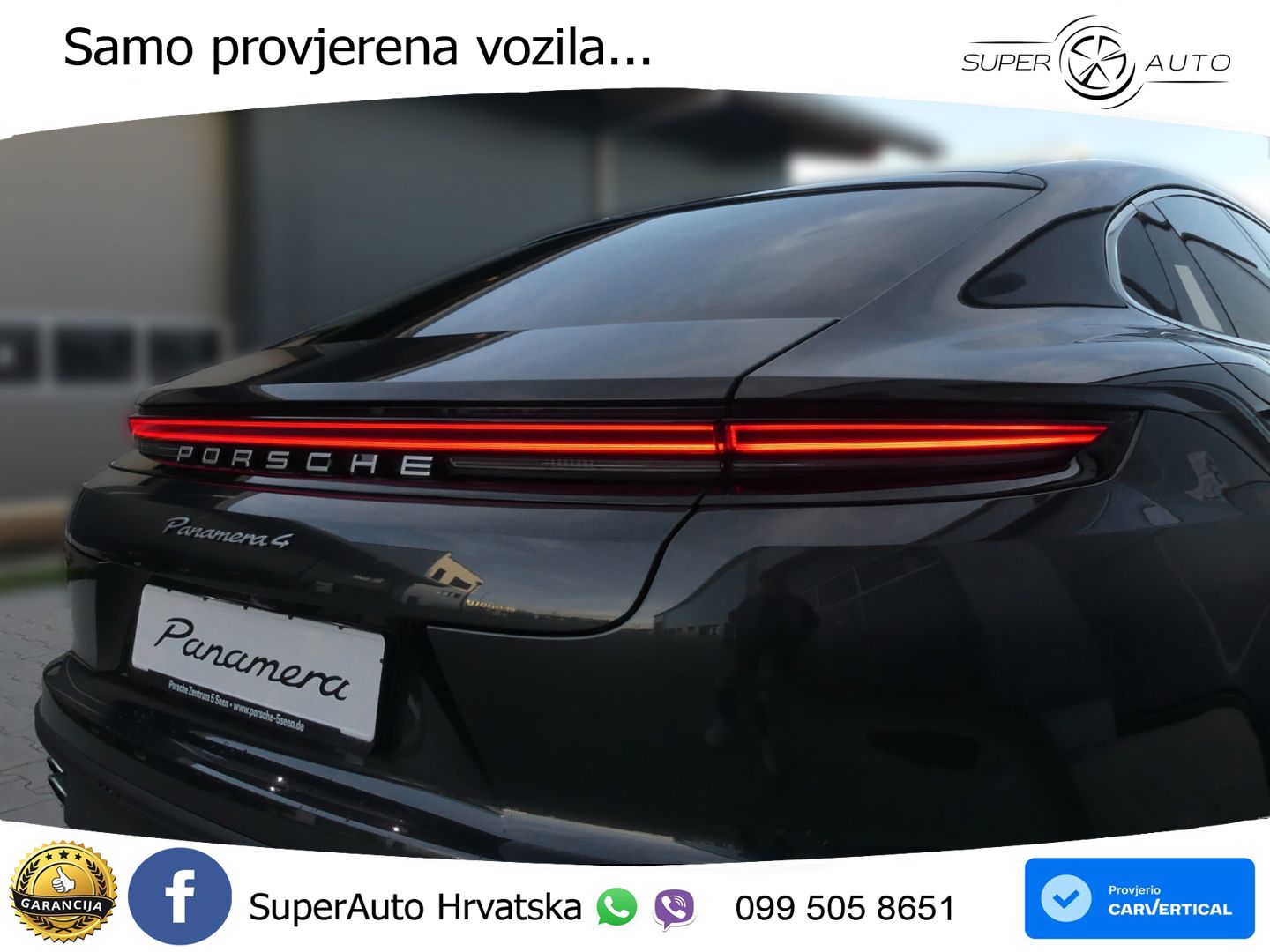 Porsche Panamera 4 2.9 V6 (470 KS) E-Hybrid PDK LED+GR SJED+ACC