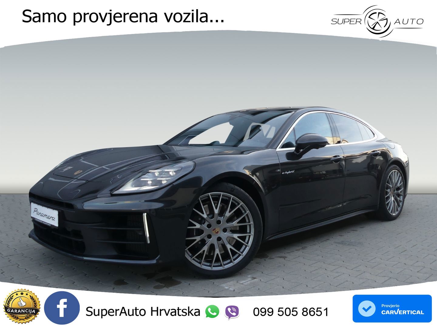 Porsche Panamera 4 2.9 V6 (470 KS) E-Hybrid PDK LED+GR SJED+ACC