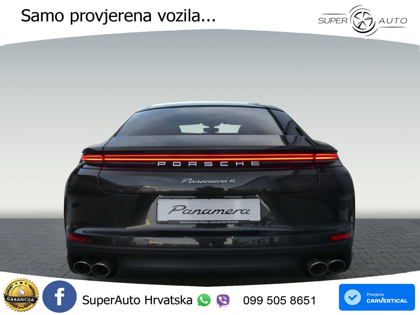 Porsche Panamera 4 2.9 V6 (470 KS) E-Hybrid PDK LED+GR SJED+ACC