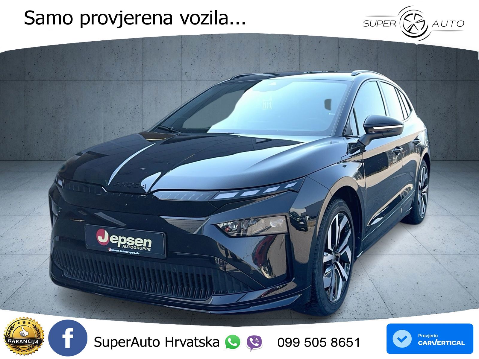 Škoda Enyaq 85 82 kWh (286 KS) SportLine LED+GR SJED+ACC
