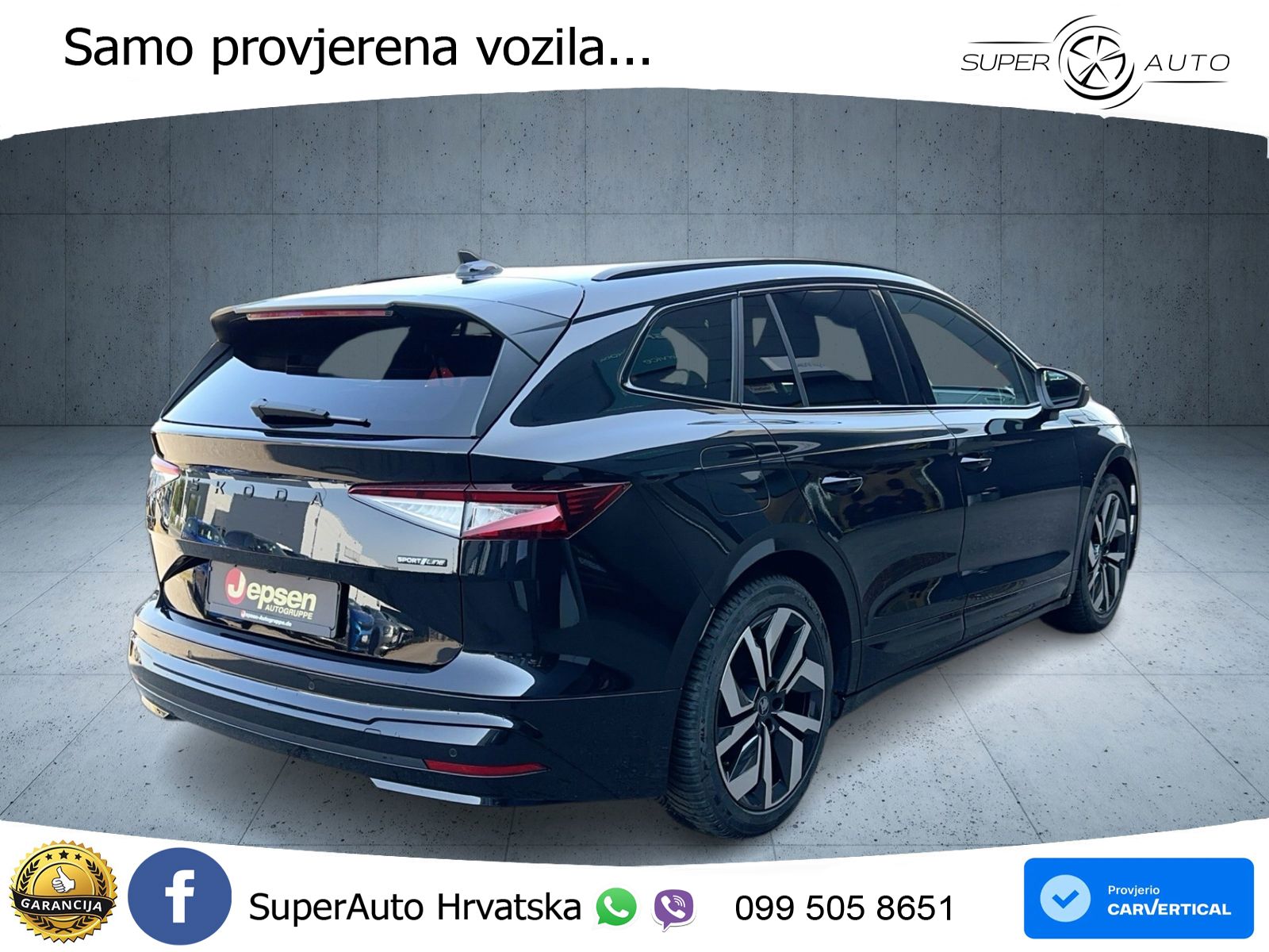 Škoda Enyaq 85 82 kWh (286 KS) SportLine LED+GR SJED+ACC