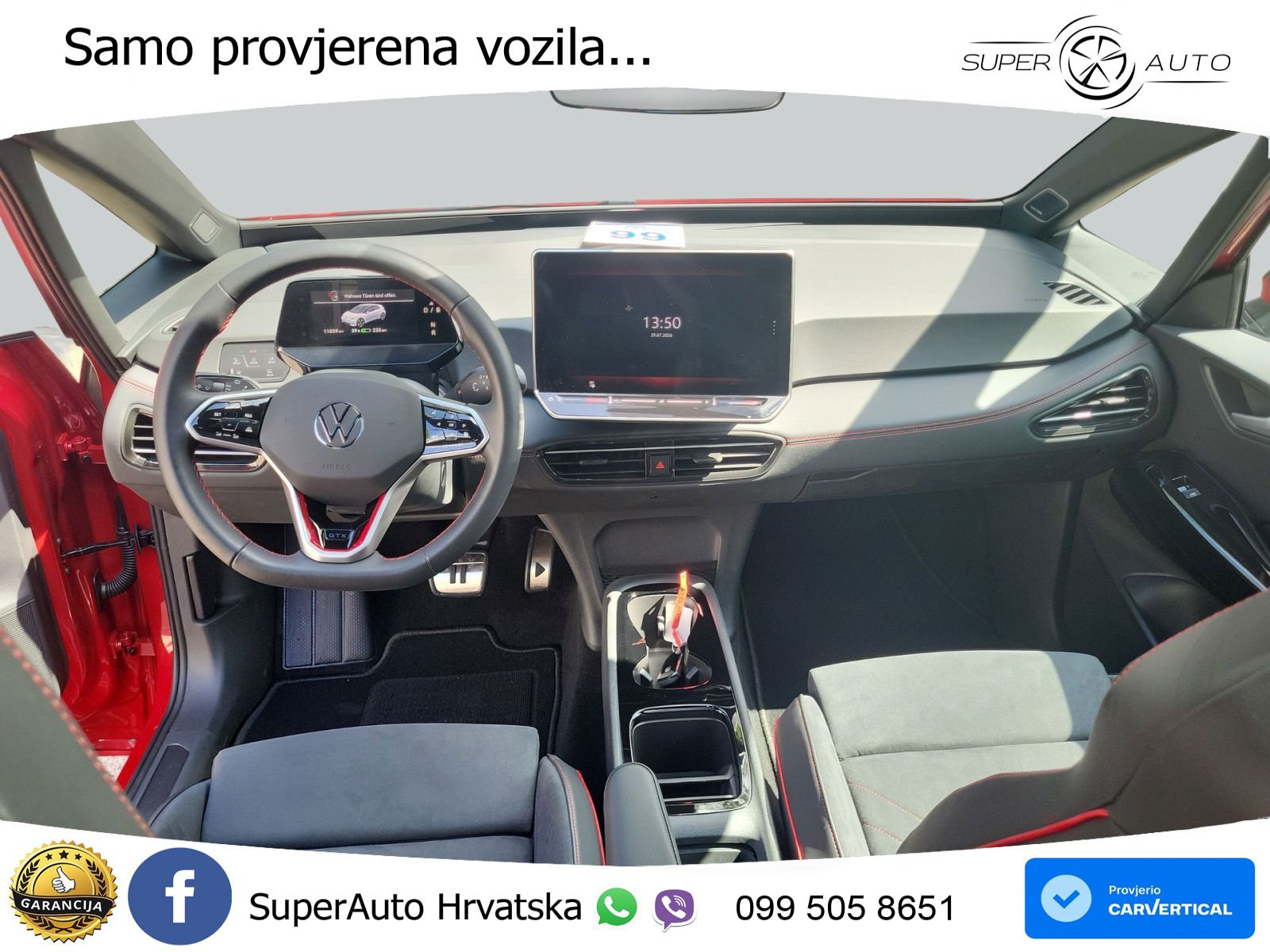Volkswagen ID.3 GTX Performance 84 kWh (326 KS) LED+GR SJED+ACC