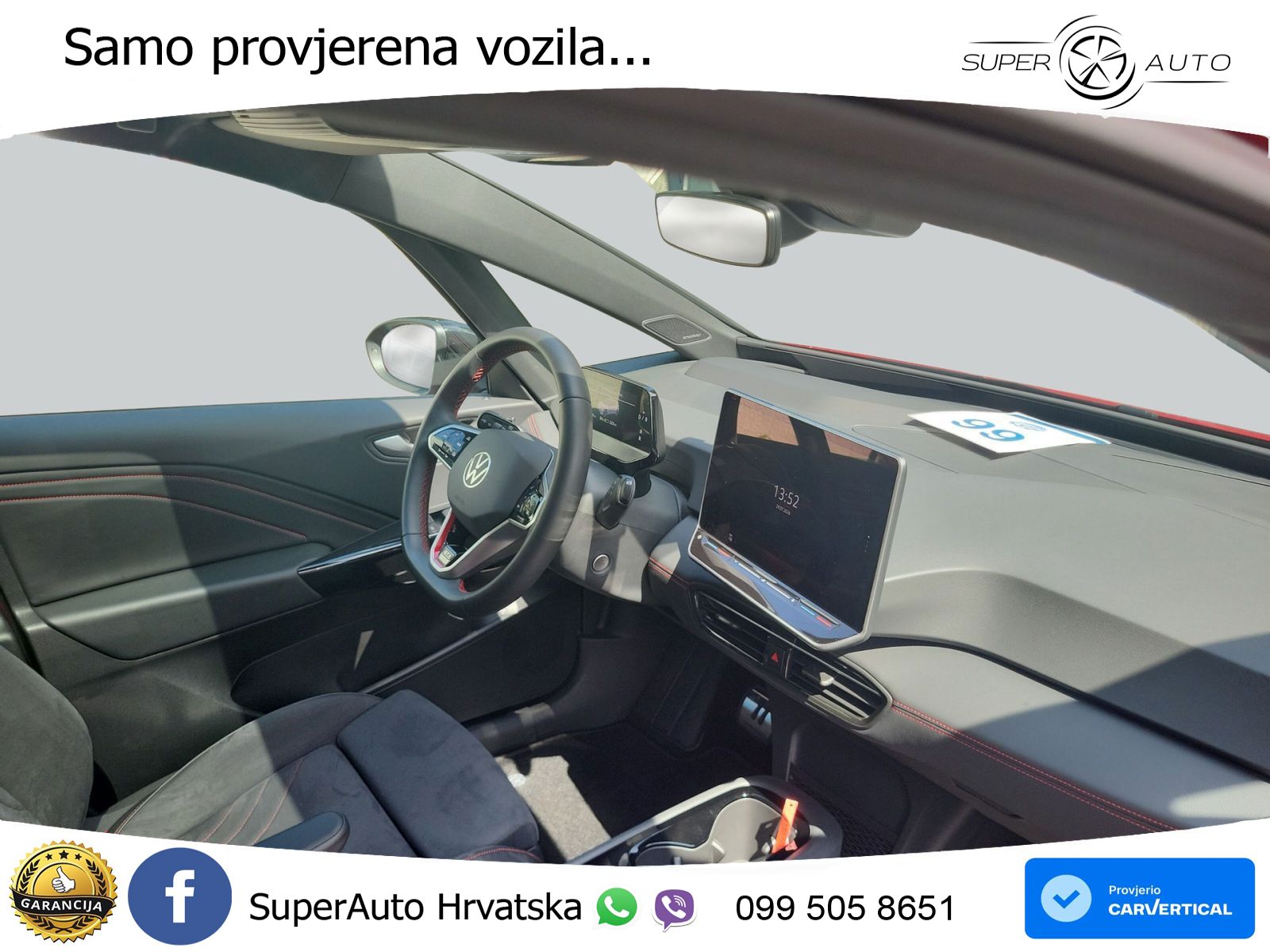 Volkswagen ID.3 GTX Performance 84 kWh (326 KS) LED+GR SJED+ACC