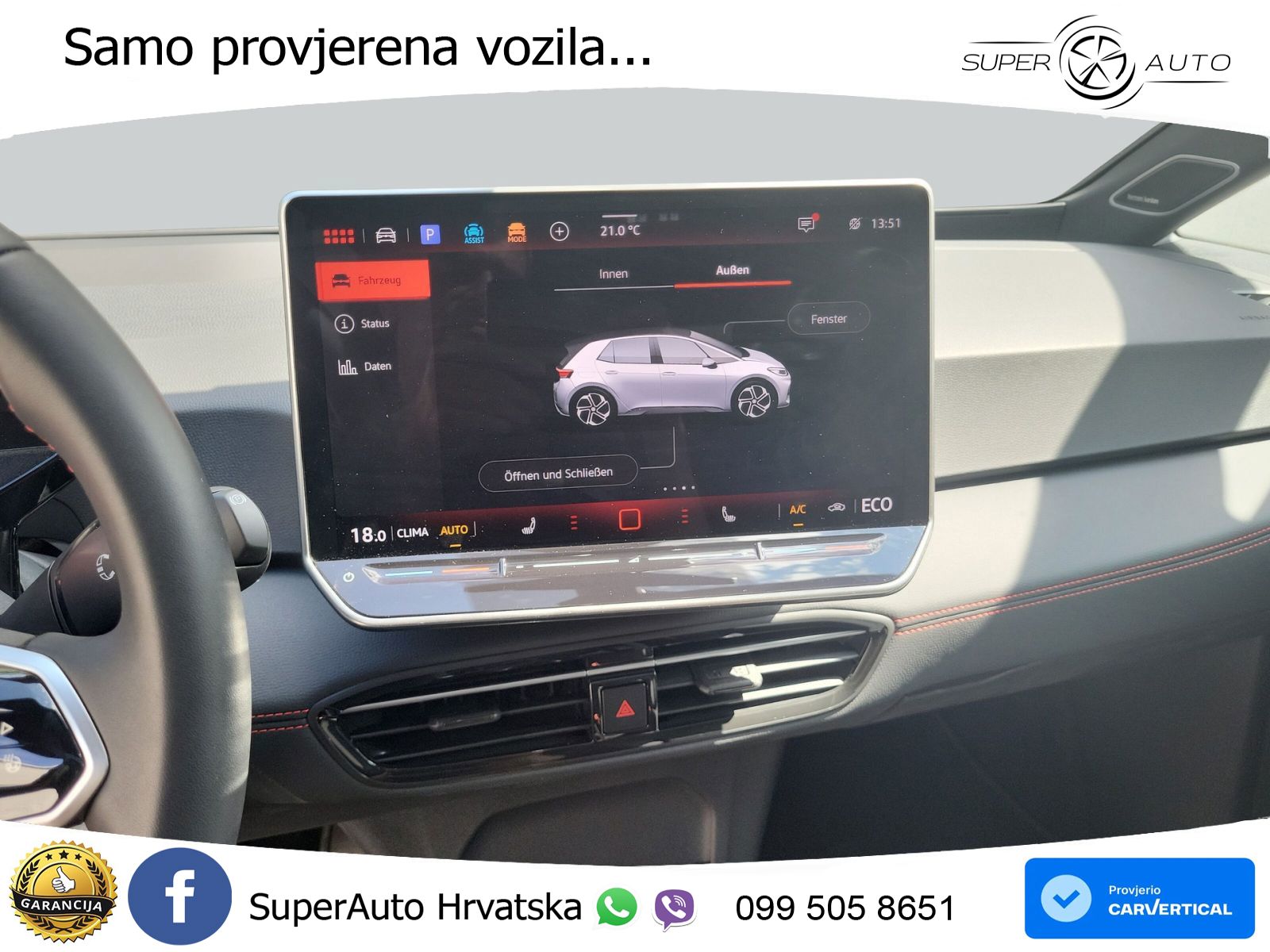 Volkswagen ID.3 GTX Performance 84 kWh (326 KS) LED+GR SJED+ACC