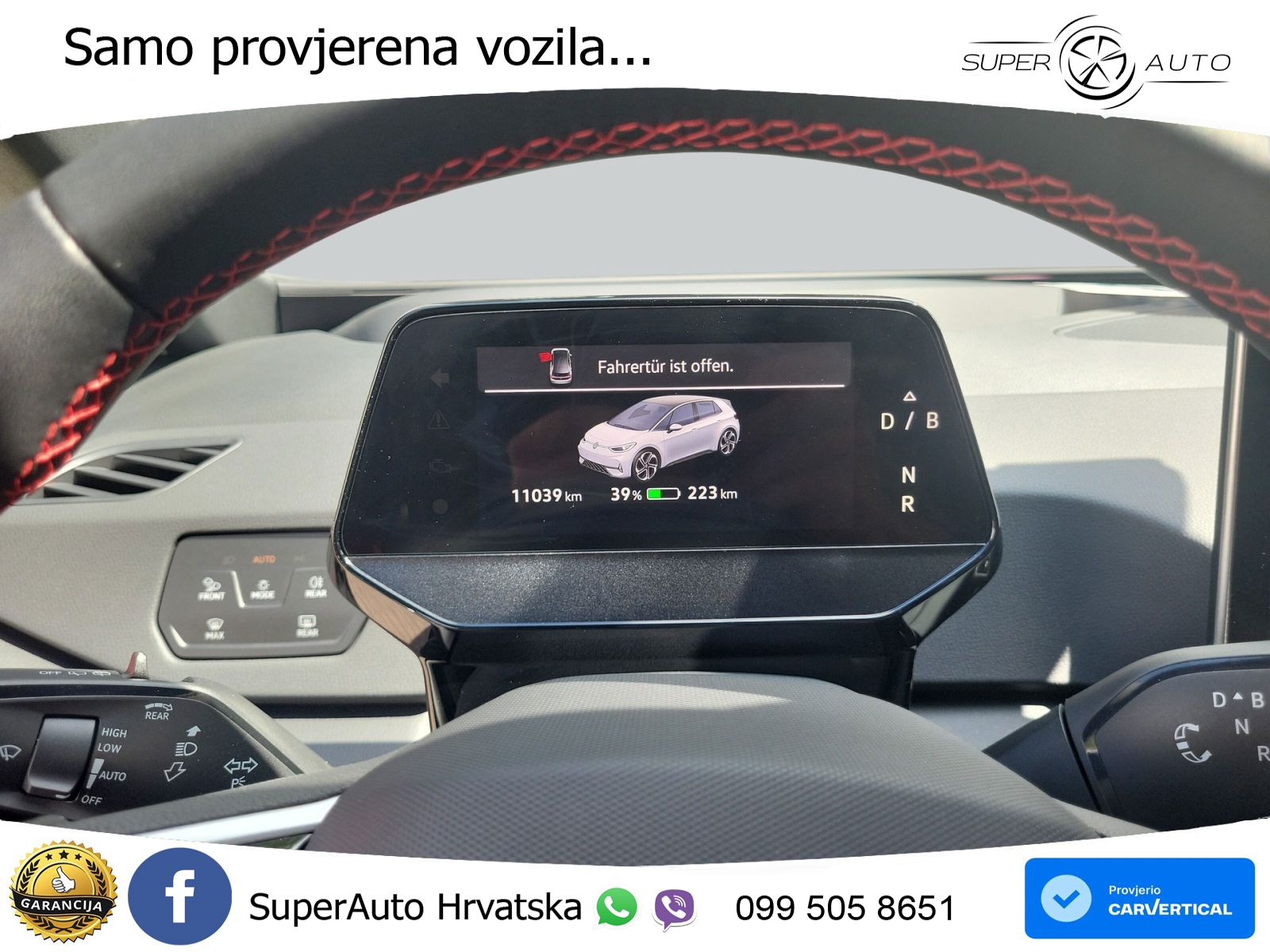 Volkswagen ID.3 GTX Performance 84 kWh (326 KS) LED+GR SJED+ACC